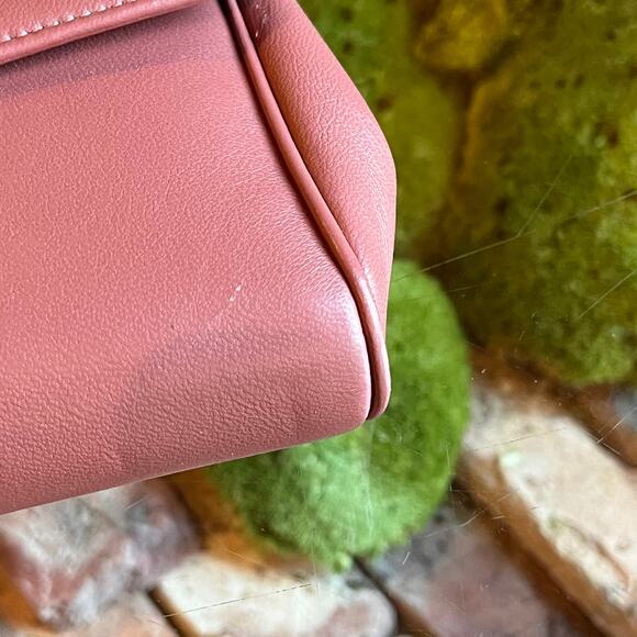 JIMMY CHOO Cinch Pink Smooth Leather Crossbody Bag - Picture 12 of 12